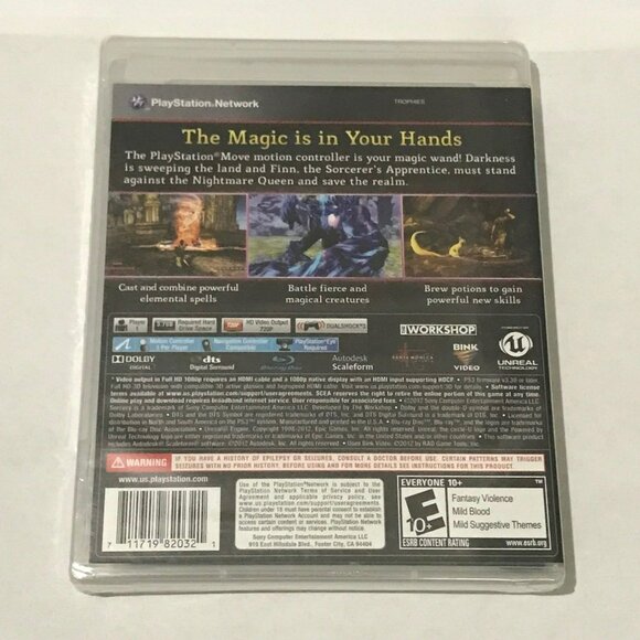 PS3 Sorcery (Factory Sealed) Playstation 3 - Picture 2 of 3